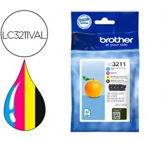 Ink-jet brother lc3211 dcp-j572 / dcp-j772 / dcp-j774 / mfc-j890 / mfc-j895 paquete 4 amarillo