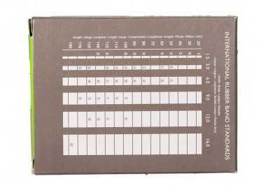 Gomillas elasticas q-connect 100 gr 60x3 mm numero 31