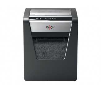 Destructora de documentos rexel momentum x410 capacidad de corte 10 hojas destruye grapas y clips papelera 23 l