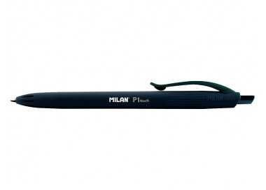 Boligrafo milan p1 retractil 1 mm touch negro Boligrafo milan p1 retractil 1 mm touch negro