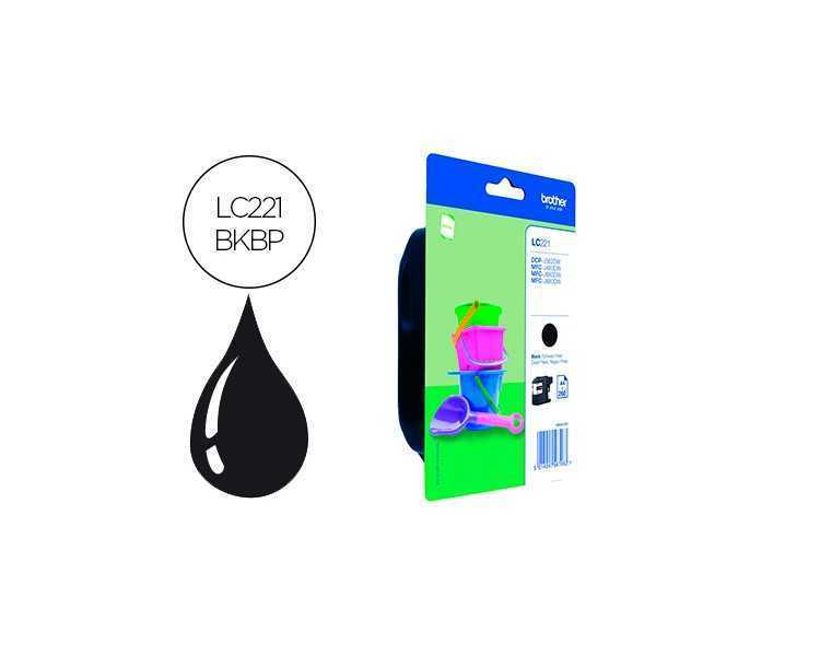 Ink-jet brother lc221bk dcp-j562dw / mfc-j480dw / 680dw / 880dw negro 260 paginas