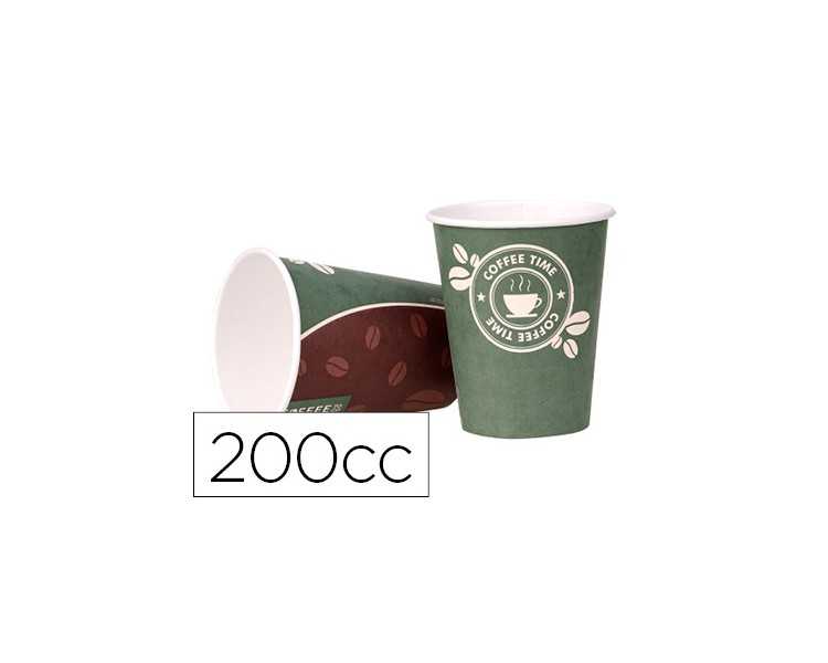 Vaso termico carton 200 cc paquete de 50 unidades
