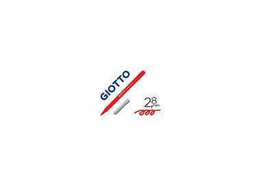 Rotulador giotto turbo color lavable con punta bloqueada unicolor rojo