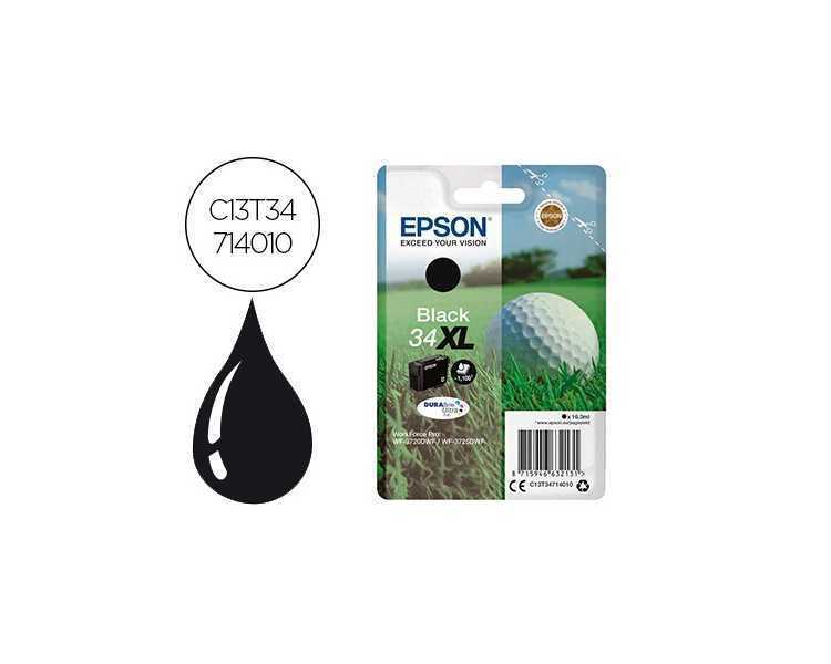 Ink-jet epson work force pro wf-3720dwf/3725dwf negro 34xl durabrite ultra ink 1100 paginas