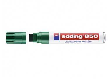 Rotulador edding marcador permanente 850 verde punta biselada 5-15 mm recargable Rotulador edding marcador permanente 850 verde punta biselada 5-15 mm recargable