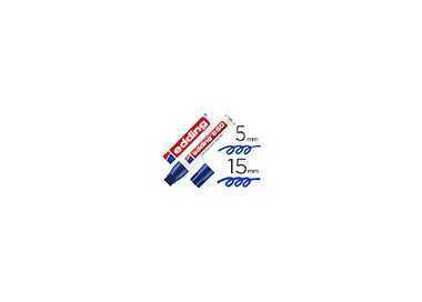 Rotulador edding marcador permanente 850 azul punta biselada 5-15 mm recargable