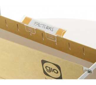 Visor de cristal gio corto cristal transparente 8,5x1,5 cm