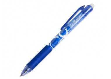 Boligrafo q-connect retractil borrable 0,7 mm color azul
