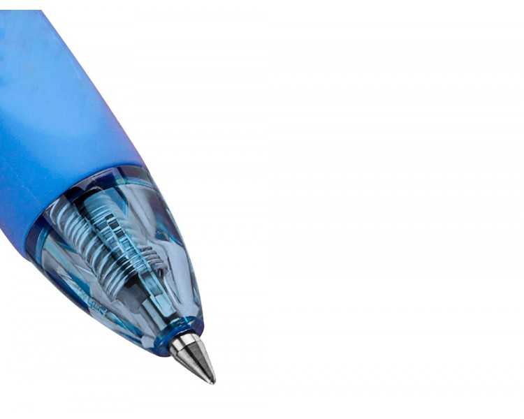 Boligrafo q-connect retractil borrable 0,7 mm color azul
