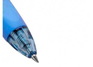 Boligrafo q-connect retractil borrable 0,7 mm color azul