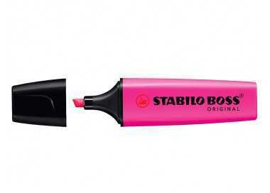 Rotulador stabilo boss fluorescente 70 magenta