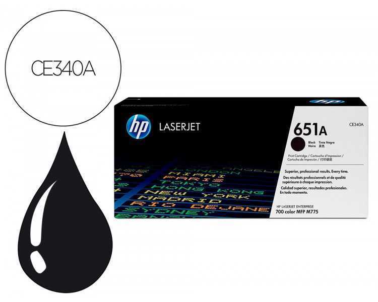 Toner hp 651a laserjet mfp m775dn / m775f / m775z / m775z negro 13.500 paginas