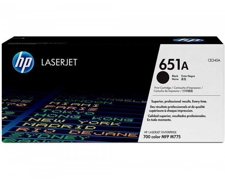 Toner hp 651a laserjet mfp m775dn / m775f / m775z / m775z negro 13.500 paginas