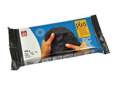 Arcilla sio-2 plus negra endurece al aire paquete de 500 gr
