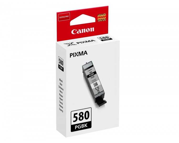 Inkjet canon pgi-580 pixma para ts6150 / ts8150 / tr7550 / tr8550 negro capacidad 200 paginas