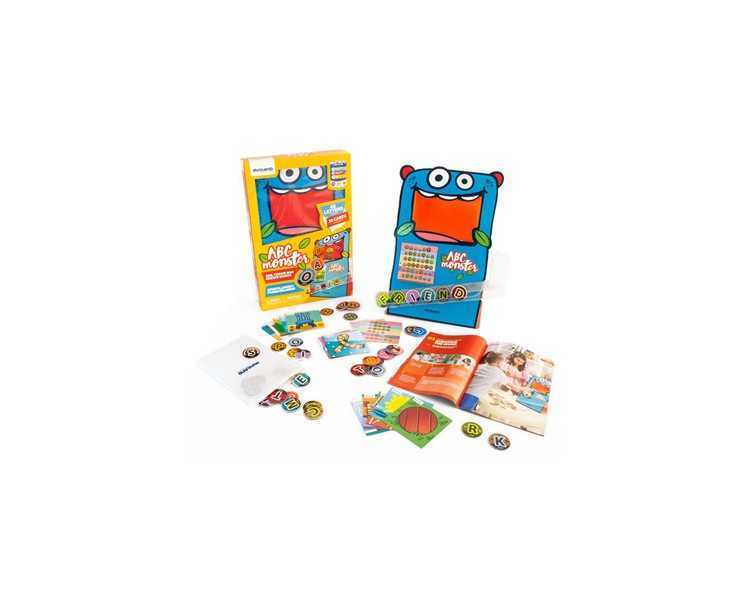 Juego didactico miniland alimenta al monstruo para construccion de palabras