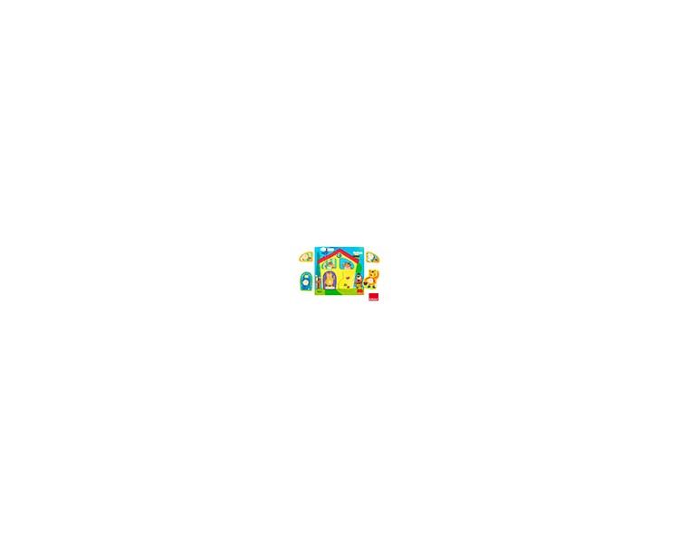 Juego goula didactico puzle casa familia osos