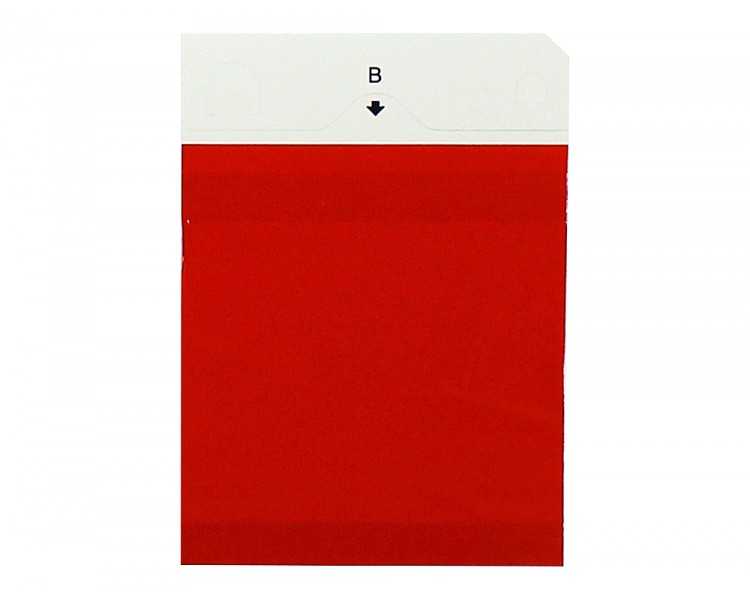Fotolito x'stamper quix para sello q-04 rojo