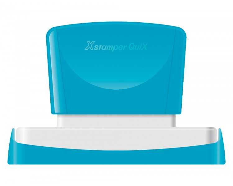 Sello x'stamper quix personalizable color rojo medidas 16x83 mm q-26
