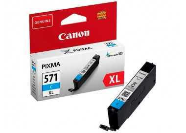 Ink-jet canon cli-571xl pixma mg6852 / ts6050 / ts8050 cian 500 pag
