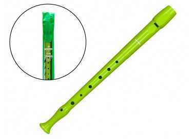 Flauta hohner 9508 color verde funda verde y transparente