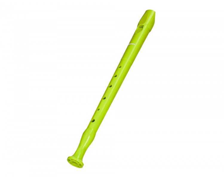 Flauta hohner 9508 color verde funda verde y transparente