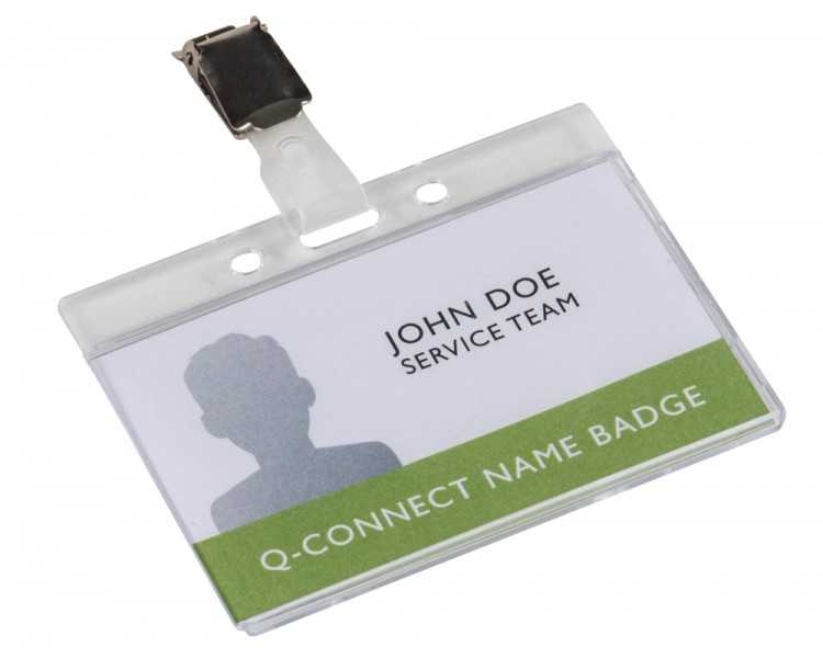 Identificador q-connect rigido plastico acabado brillante con pinza kf14148 9x6,7 cm