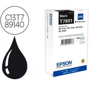 Ink-jet epson t7891xxl wf-5110 / 5190 / 5620 / 5690 negro alta capacidad