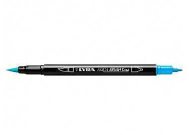 Rotulador lyra aqua brush acuarelable doble punta fina y pincel azul claro Rotulador lyra aqua brush acuarelable doble punta fina y pincel azul claro