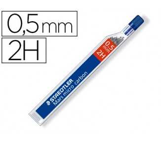 Minas staedtler mars micro grafito 0,5 mm 2h tubo con 12 unidades