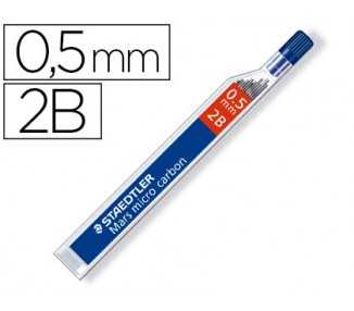 Minas staedtler mars micro grafito 0,5 mm 2b tubo con 12 unidades