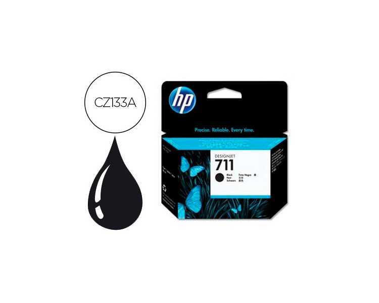 Ink-jet hp n. 711 designjet t120 / t520 negro 80 ml