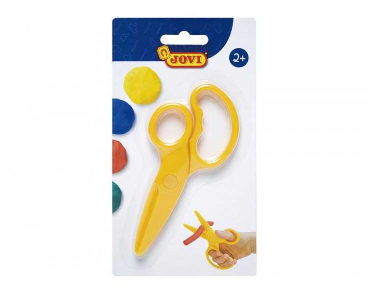 Tijera escolar jovi corta pasta en blister