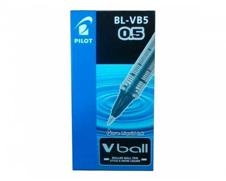 Rotulador pilot roller v-ball negro 0.5 mm