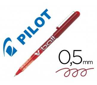 Rotulador pilot roller v-ball rojo 0.5 mm