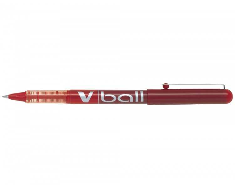 Rotulador pilot roller v-ball rojo 0.5 mm