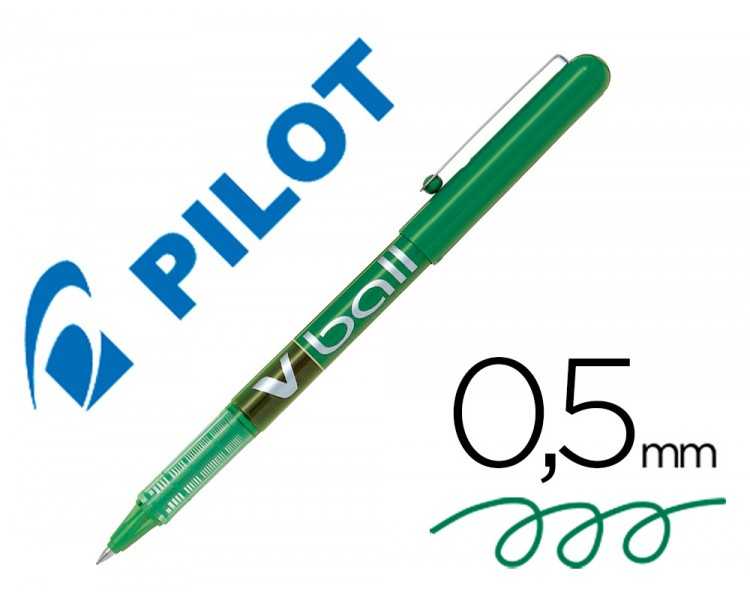 Rotulador pilot roller v-ball verde 0.5 mm