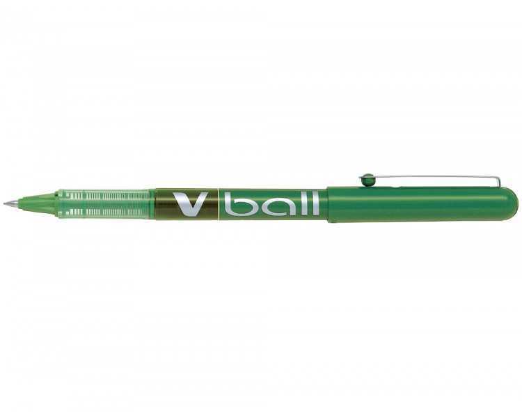 Rotulador pilot roller v-ball verde 0.5 mm