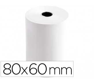 Rollo sumadora termico q-connect 80 mm ancho x 60 mm diametro sin bisfenol a