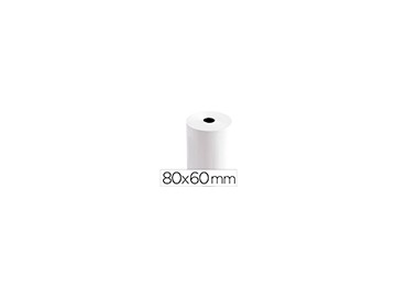 Rollo sumadora termico q-connect 80 mm ancho x 60 mm diametro sin bisfenol a
