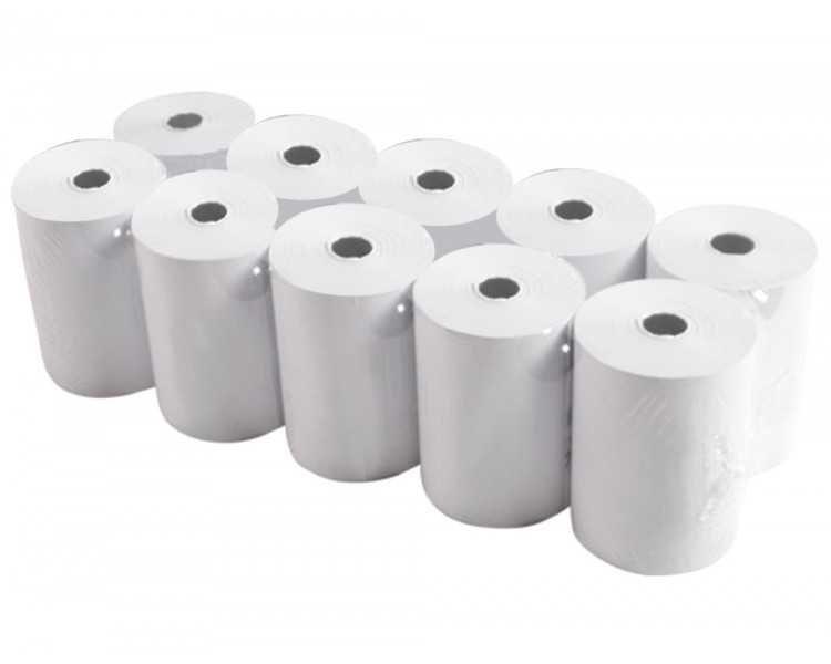 Rollo sumadora termico q-connect 80 mm ancho x 60 mm diametro sin bisfenol a