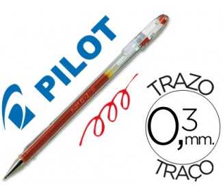 Boligrafo pilot g-1 rojo tinta gel
