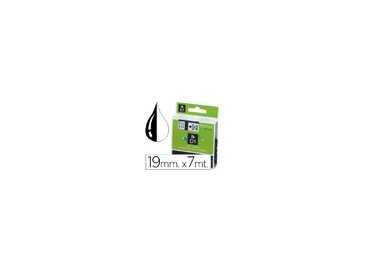 Cinta dymo negro-blanco 19mm x 7mt d1