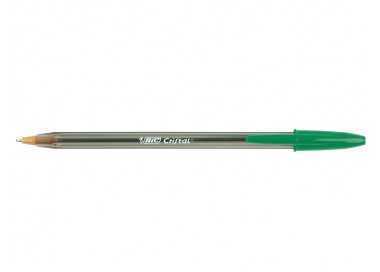 Boligrafo bic cristal original tinta verde unidad Boligrafo bic cristal original tinta verde unidad