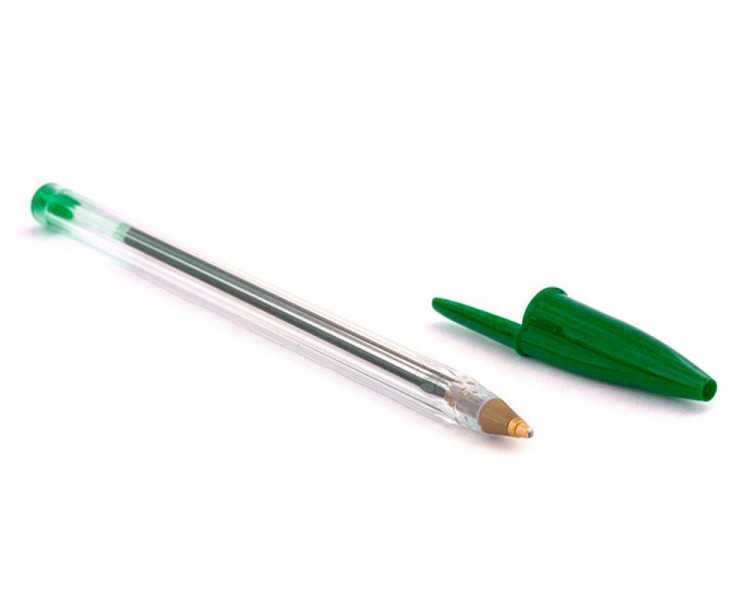 Boligrafo bic cristal original tinta verde unidad