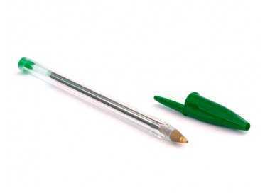 Boligrafo bic cristal original tinta verde unidad Boligrafo bic cristal original tinta verde unidad