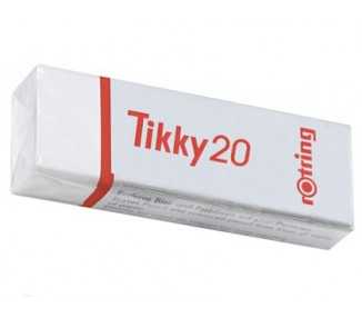 Goma rotring tikky 20 blanca