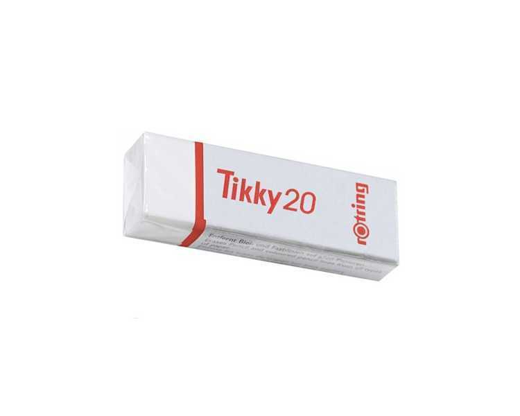 Goma rotring tikky 20 blanca
