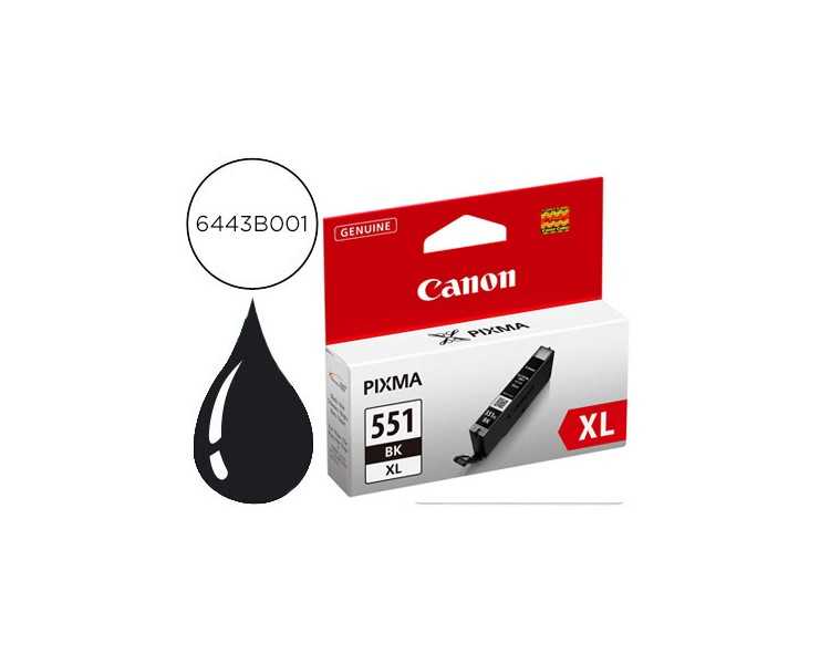 Ink-jet canon cli-551/550xl mg5450 / ip7250 / mg6350 negro