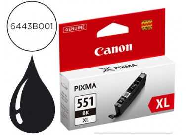 Ink-jet canon cli-551/550xl mg5450 / ip7250 / mg6350 negro